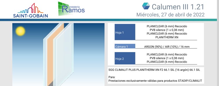 cabecera de ficha tecnica vidrio